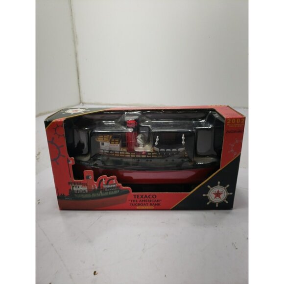 2002 Ertl Collectibles Texaco The American Tugboat Bank Third In A Series NIB - Picture 1 of 10